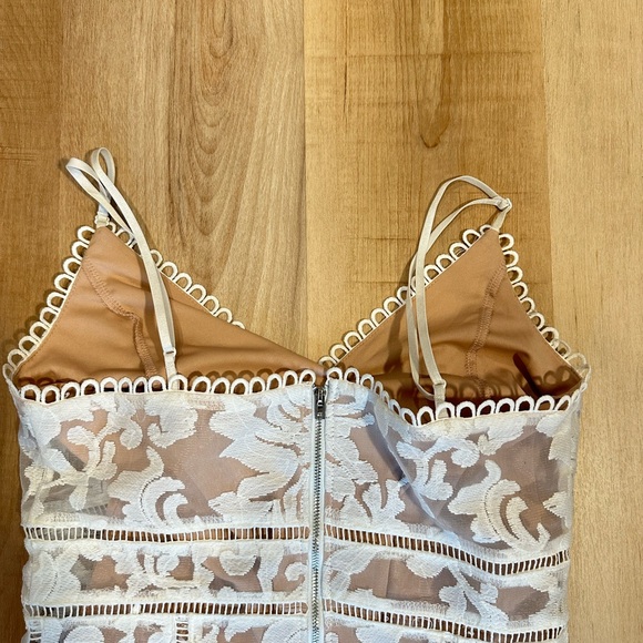 Lulu's White Lace Midi Dress - Picture 8 of 13